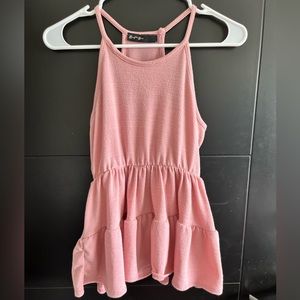 Small Pink Racerback Tank Top